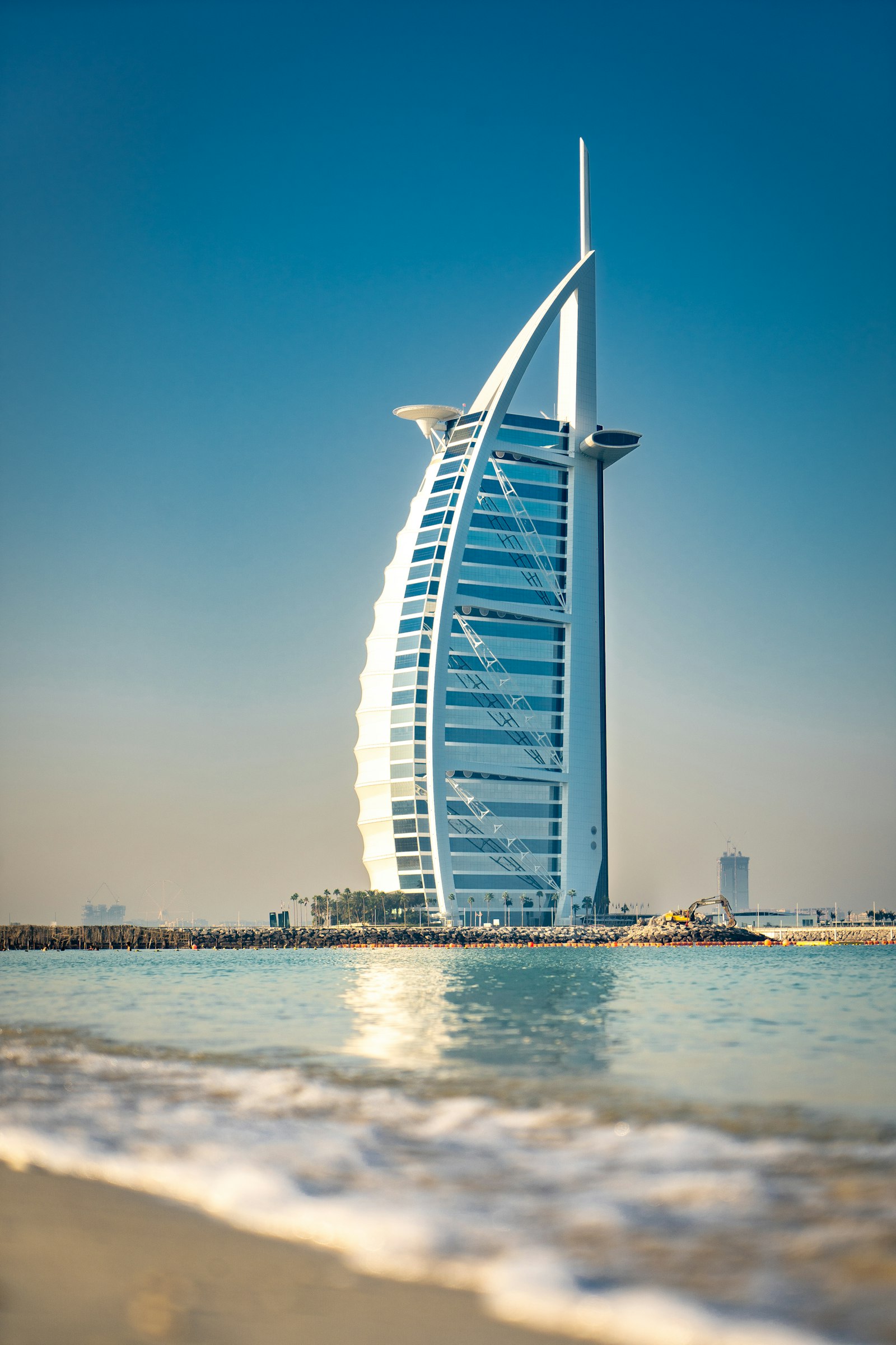 Dubai skyline viewed across the water