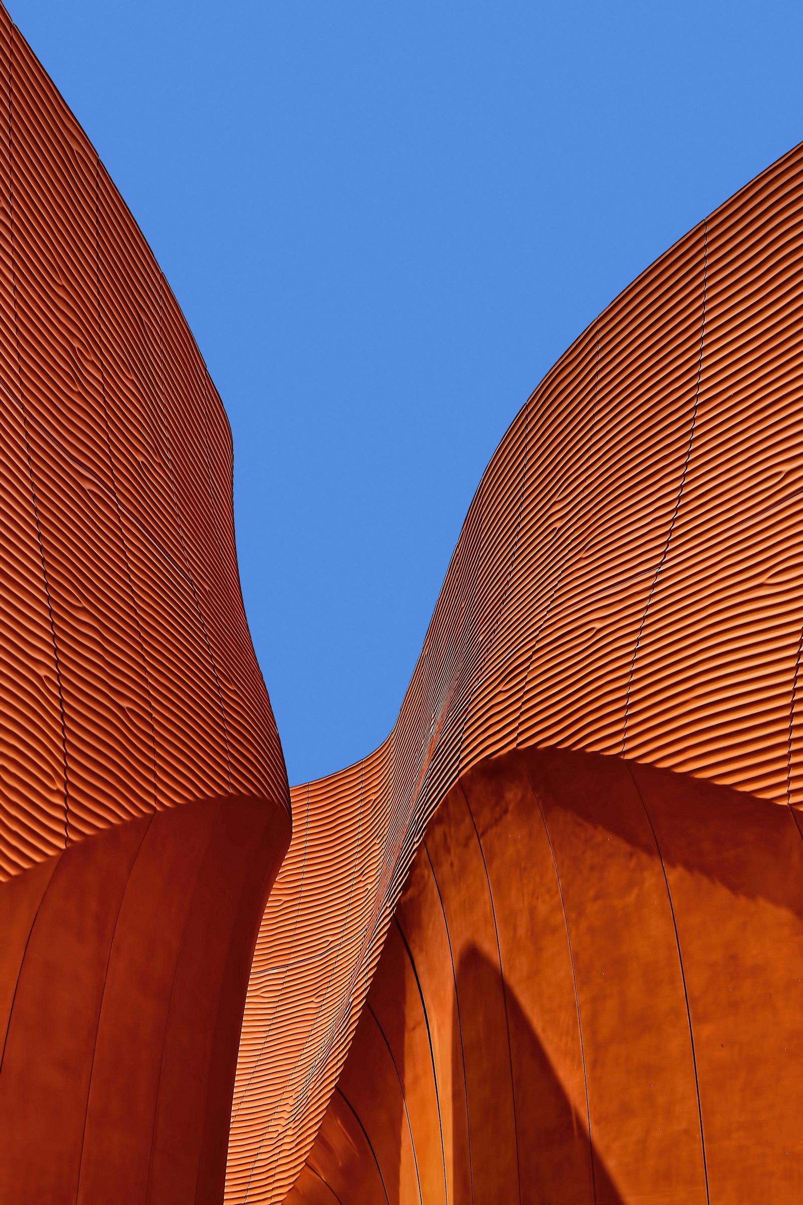 Modern financial district architecture